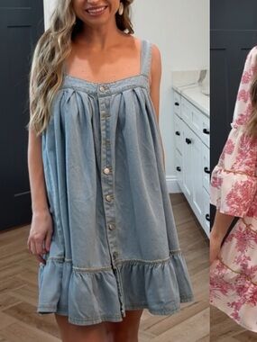 Denim Sleeveless Dress